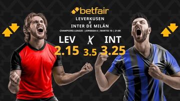 Bayer Leverkusen vs. Inter de Milán: horario, TV, pronósticos, estadísticas y clasificación