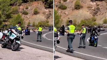 La astuta maniobra de un motorista para saltarse un control de tráfico: viral al instante