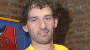 <b>Ambición</b>. El alapívot de la selección española, Jorge Garbajosa, ha declarado que vienen con muchas ganas de conseguir el oro