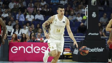 Deck of Real Madrid during Liga Endesa Spanish championship, , basketball match between Real Madrid and Montakit Fuenlabrada, October 13th, in Wizink Center in Madrid, Spain.
13/10/2019 ONLY FOR USE IN SPAIN