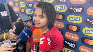 Ysaura Viso, atacante de la Selección de Venezuela Femenina.