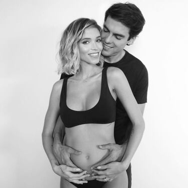 El exfutbolista brasileño compartió con sus seguidores que está esperando el que será su tercer bebé.