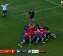 El Nacional recibe un partido inédito en su historia y así estalla por un try de Chile