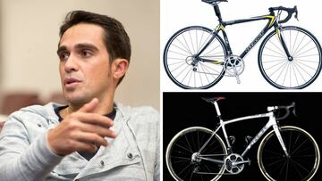 Conoce la evolución de las bicicletas de Alberto Contador