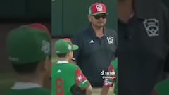 Coach de México en Serie Mundial Infantil se hace viral por su discurso al pitcher