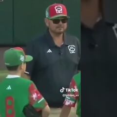 Coach de México en Serie Mundial Infantil se hace viral por su discurso al pitcher