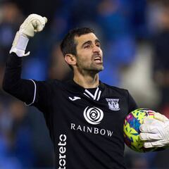 El Leganés rendirá tributo a Iribar vistiendo a su portero de negro