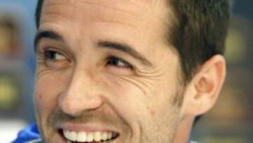 Míchel, en una rueda de prensa.