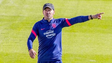 SImeone, en la sesi&oacute;n del Atl&eacute;tico. 