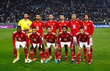 Once titular del Al-Ahly contra el Real Madrid en la semifinal del Mundial del clubes.