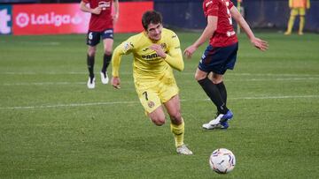 Gerard Moreno of Villareal CF in action during the spanish league, LaLiga, football match played between CA Osasuna v Villareal CF at El Sadar Stadium on december 19, 2020 in Pamplona, Navarra, Spain.
AFP7
19/12/2020 ONLY FOR USE IN SPAIN