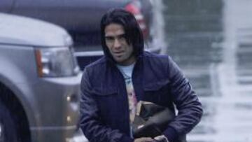 <b>PISA MOTORES. </b>Falcao se ejercitó ayer en el gimnasio del Cerro.