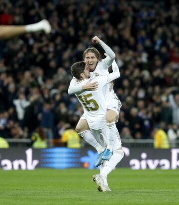 Fede Valverde marcó el 2-1 a pase de Modric.