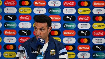 Lionel Scaloni habla sobre James y Colombia antes de la final de Copa América 2024.