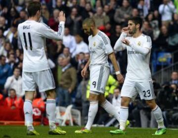 Isco celebra el 3-0.