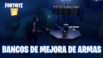 Fortnite Cap&iacute;tulo 2 - Temporada 2 | Desaf&iacute;o de Juicio de TNTina: utiliza el banco de mejoras para mejorar un arma secundaria