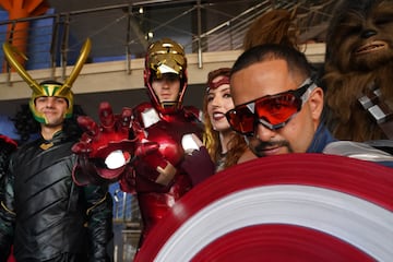Los cosplayers transforman la Comic Con de Málaga en un desfile de personajes icónicos.