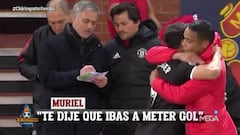 Muriel predijo el gol de Ben Yedder cuando fue sustituido