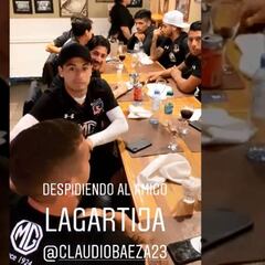 Valdivia mostró la cena de despedida de Claudio Baeza