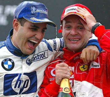 Luego de cuatro años siendo protagonista, Montoya decidió salir de Williams por desacuerdos con la conformación del automóvil. Sin embargo, se despidió con un triunfo en el Gran Premio de Brasil en 2004, su última carrera con la escudería británica.