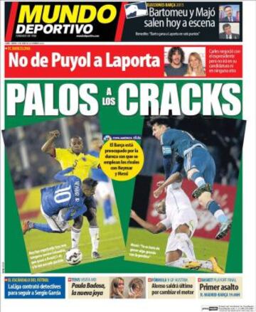 Portadas de la prensa deportiva