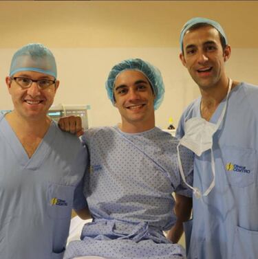 Javi Fernández, operado del pubis en su fase de descanso