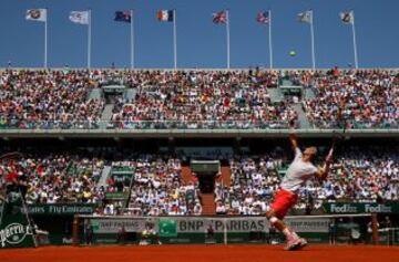 Las mejores imágenes de las semifinales Djokovic-Nadal y Ferrer-Tsonga