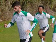 Entrenamiento del Córdoba CF. (En la imagen, Theo Zidane)