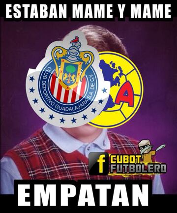 El humor de los memes no perdonan a Chivas y América