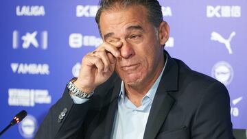 García Plaza, muy emocionado.