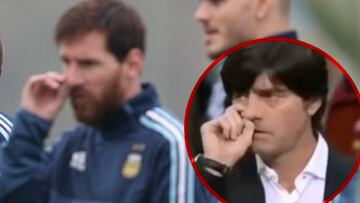 Messi 'hace un Low': entró en trance mientras se hurgaba