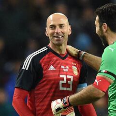 El emotivo mensaje que recibió Willy Caballero previo a su debut