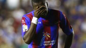 El centrocampista senegalés del Levante, Papakouly Diop.