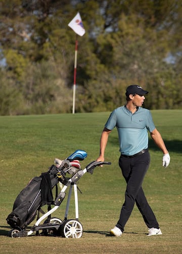 El tenista manacorí Rafa Nadal está participando en el Balearic Golf Championship de la localidad mallorquina de Llucmajor.