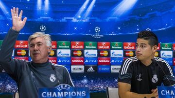 James y Ancelotti