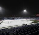 El Real Zaragoza-Andorra, aplazado ayer por la nieve se disputará hoy a las 16:15 horas