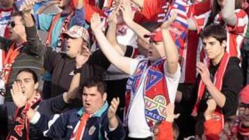 La afición del Almería.