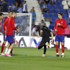 El Atlético, molesto con el riego de Butarque al descanso