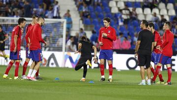 El Atlético, molesto con el riego de Butarque al descanso
