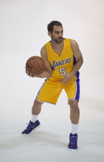José Manuel Calderón con Los Ángeles Lakers.