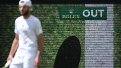 Wimbledon combines the use of line judges and technology to ensure the correct calls are made on certain courts.