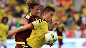 James Rodr&iacute;guez ante Venezuela
 