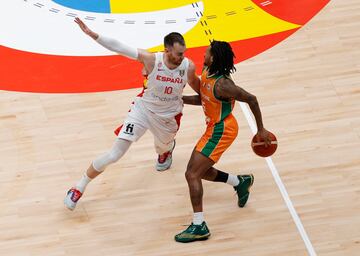 La selección española de baloncesto vence en su debut en el Mundial ante Costa de Marfil.