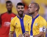 Sneijder ve la luz en Qatar