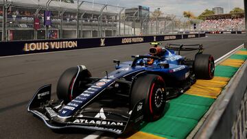 Carlos Sainz (Williams FW47). Melbourne, Australia. F1 2025.