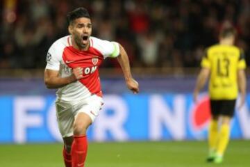 Falcao García es el gran líder del Mónaco. El Tigre lleva siete goles en esta campaña de Champions League.