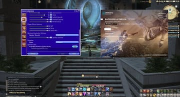 Final Fantasy XIV Endwalker y el addon Immerse Gamepack activados.