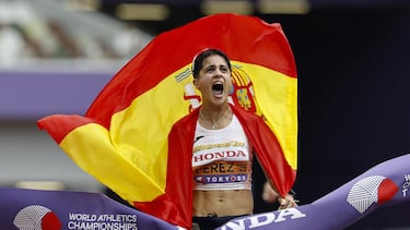 María Pérez, en el Mundial de Tokio 2025.