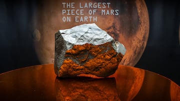 A rare meteorite that traveled 36 million miles on its journey to Earth could become the most expensive space rock ever sold at auction.