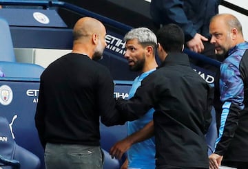 Así fue la bronca entre Agüero y Guardiola